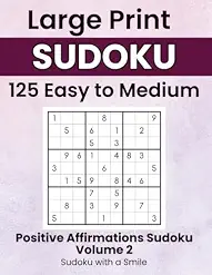 Positive Affirmations Sudoku Volume 2 book cover