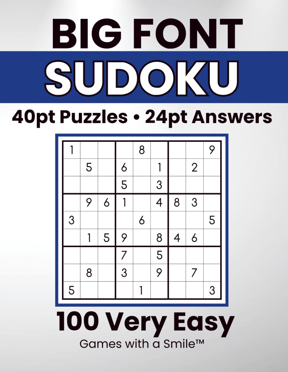 Big Font Sudoku Very Easy book cover - 40-point print