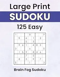 Brain Fog Sudoku book cover