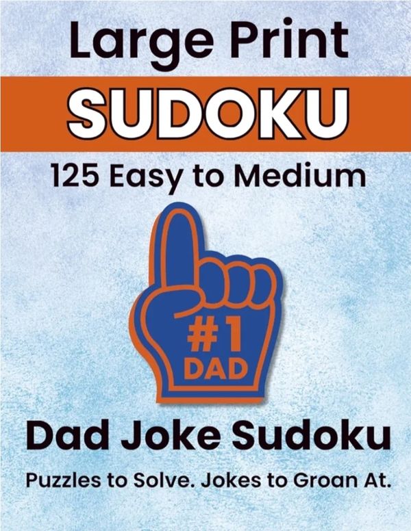 Dad Joke Sudoku book cover