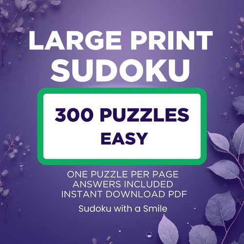 Easy 300 Puzzles digital download