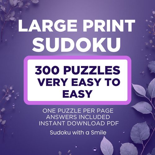 Very Easy to Easy 300 Puzzles digital download