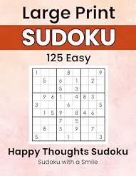 Happy Thoughts Sudoku book cover