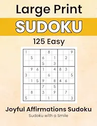 Joyful Affirmations Sudoku book cover