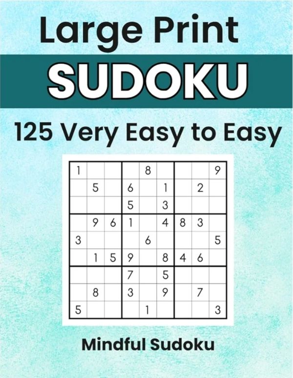 Mindful Sudoku book cover