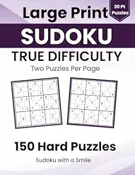 True Difficulty 150 Hard Puzzles - honest difficulty levels
