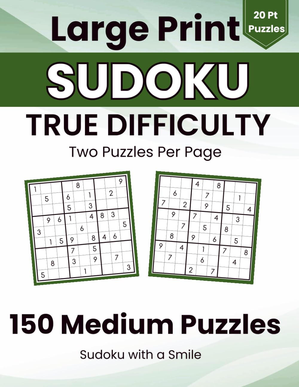 Large Print Sudoku 150 Medium Puzzles book cover