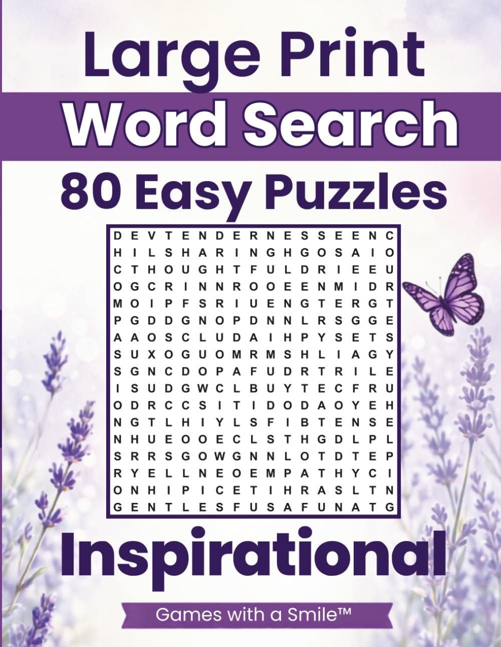 Inspirational Word Search Large Print book cover